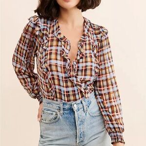 Maeve Laila Ruffled Blouse